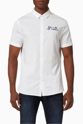 Logo Shirt in Recycled Cotton Logo Shirt in Recycled Cotton