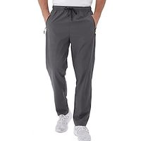 Men's Athletic Pants Active Pants Riding Pants Outdoor Athleisure Daily Sports Breathable Quick Dry Soft Comfortable Pocket Drawstring Elastic Waist Plain Full Length Fashion Casual Activewear Wine Lightinthebox - thumbnail