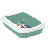 Georplast Junior Cat Litter Tray - Green (Pack Of 4)