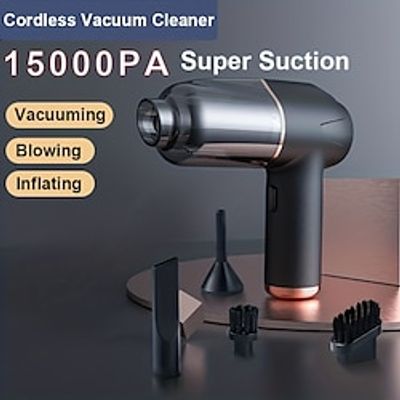 Wireless Car Vacuum Cleaner 6000Pa Rechargeable Handheld Vacuum Cleaner - Perfect For Home  Car Cleaning miniinthebox