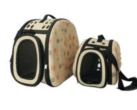 For Pet Soft Breathable Footprint Design Shoulder Bag For Cat & Dogs - Cream