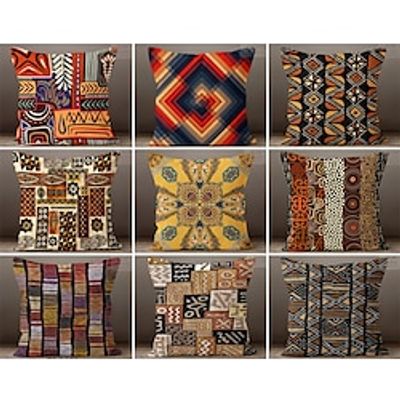Kilim Ethnic South Werstern Double Side Pillow Cover 1PC Soft Decorative Square Pillowcase for Bedroom Livingroom Sofa Couch Chair Lightinthebox