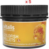 Vitalis Goldfish Pellets (S) 1.5Mm 60G (Pack Of 5) - thumbnail