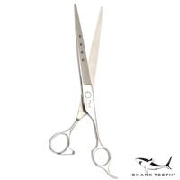 Pets Club Shark Teeth 8.5 Straight 4 Star Series Scissor For Cat & Dog