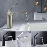 Bathroom Sink Faucet,Waterfall Electroplated Centerset Single Handle One Hole Bath Taps Lightinthebox - thumbnail