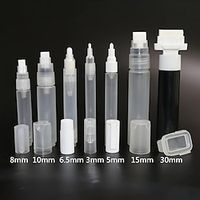 Plastic Empty Pen Rod 3mm 5mm 6.5mm 8mm 10mm Barrels Tube For Graffiti Pens Liquid Chalk Markers Paint Pen Accessories miniinthebox - thumbnail