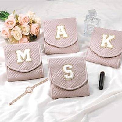 Travel Jewelry Box_ Travel Essential Jewelry Storage Bag_ Foldable Small Jewelry Roll Bag_ Suitable For Birthday Gifts Such As Rings Necklaces Earrings Bracelets Ladies Mothers And Grandmothers 1PC Lightinthebox Travel Jewelry Box_ Travel Essential Jewelry Storage Bag_ Foldable Small Jewelry Roll Bag_ Suitable For Birthday Gifts Such As Rings Necklaces Earrings Bracelets Ladies Mothers And Grandmothers 1PC Lightinthebox