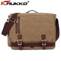 Men Canvas Vintage Casual Crossbody Bag Travel Outdoor Shoulder Bag Retro Handbag