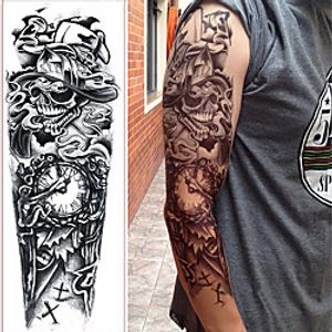 3 Pcs Tattoo Stickers Temporary Tattoos Cartoon Series Body Arts Brachium Lightinthebox