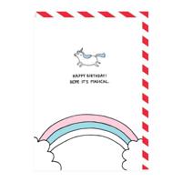 Pinak Magical Enamel Pink Greeting Card