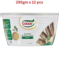 Goody Stuffed Grape Leaves Plain 295gm Carton of 24 Packs