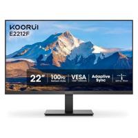 Koorui 22inch VA Display Computer Monitor, FHD 1920 x 1080, 100Hz, 5ms, Black - E2212F