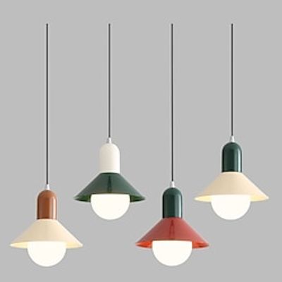 Pendant Lamp Metal Hanging Lamp Lampshade, Flush Mount Ceiling Chandelier, E27 Screw Single Pendant Light, Cafe Decoration Lighting Fixtures 110-240V Lightinthebox