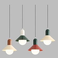 Pendant Lamp Metal Hanging Lamp Lampshade, Flush Mount Ceiling Chandelier, E27 Screw Single Pendant Light, Cafe Decoration Lighting Fixtures 110-240V Lightinthebox - thumbnail