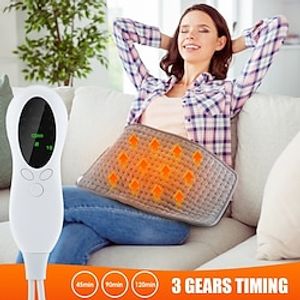 10 Heating Levels And 3 Timing Human Body Physical Therapy Heating Pads Electric Blankets Thermal Insulation Pain Relief Fatigue Relief Muscle Relaxation Office Use Hot Compress Pads Blankets Lightinthebox