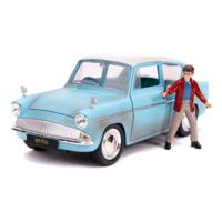 Jada Toys Hollywood Rides Harry Potter 1959 Ford Anglia & Harry Potter Diecast Model Car With Figure - thumbnail