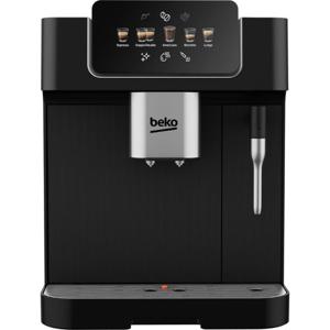 Beko Bean To Cup Espresso Coffee Machine, 2L Water Tank Capacity, B 19 Bar Pressure, 1350W, 13 Griding Levels, Milk Frother, 5 Preset Coffee Options, LCD Display - Black - CEG7302B