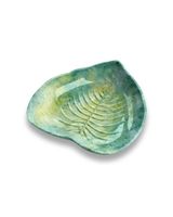 Tarhong Tropical Leaf Green Bamboo, Tidbit Bowl 5.5 x 5.75 Inch