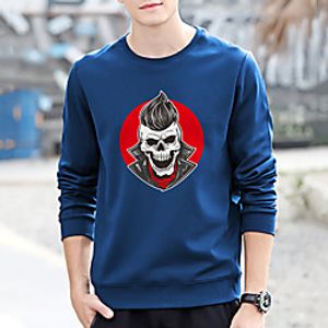 Unisex Pullover Cartoon Print Casual Casual Hoodies Sweatshirts  Blue Yellow Khaki Lightinthebox