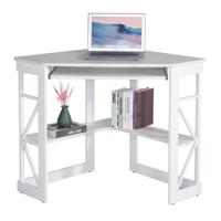 Maple Leaf Computer Corner Desk, Study Table, Writing Desk W104- White