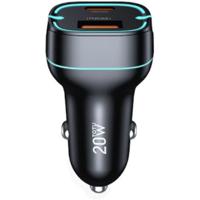 TOTU Minlmal Series 20w Car Charger Black-DCCPD-08