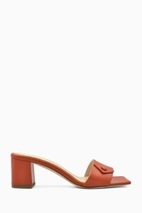 Ciara Mules in Soft Calfskin Leather