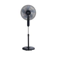 Midea Pedestal Stand Fan with Remote Control | 16-inch | 3D Oscillation Directions | 3 Speed Levels & Adjustable Height | 5-Leaf Blade with 7.5 Hou...