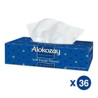 Alokozay Soft Facial Tissues 100 Sheets X 2 Ply - Pack Of 36 Boxes