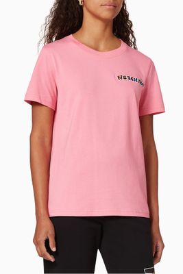 Geometric Logo Appliqué Cotton T-Shirt Geometric Logo Appliqué Cotton T-Shirt