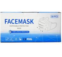 Disposable Face Masks - 50 Pieces (UAE Delivery Only)