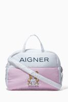 Bear Diaper Bag in Canvas Bear Diaper Bag in Canvas