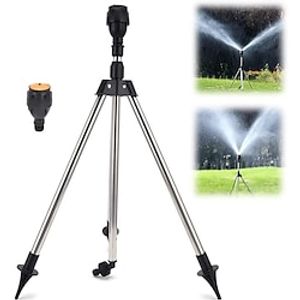 Rotating Tripod Sprinkler Retractable Automatic Rotating Sprinkler Tripod Irrigation miniinthebox