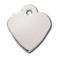 The Hillman ID Tag - Heart Small Brass Dog And Cat