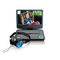 Lenco DVP-910BU 9-Inch Portable DVD Player With Bracket Blue - thumbnail