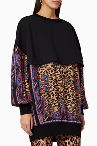 Paisley Leopard Sweatshirt