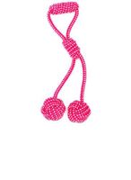 Pets Club Cotton Double Ball Dog Toy
