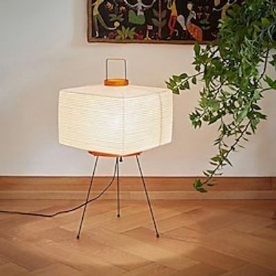 Floor Lamps Modern Rice Paper Floor Lamp Tripod Iron Floor Lights Led Lamp for Living Room Study Bedroom Corner Stand Lights 110-240V Lightinthebox