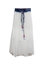 Bohemian Solid Color Chiffon Pleated Skirts