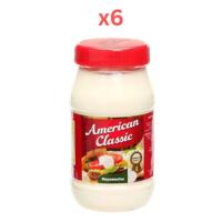 American Classic Mayonnaise 907G Pack of 6