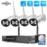 Hiseeu 10CH NVR 3MP WiFi CCTV System Kit Human Detection IR Night Vision P2P Outdoor Wireless IP Cameras Video Surveillance Kit Lightinthebox