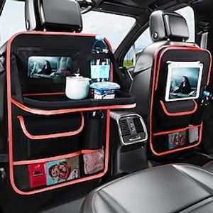 Car Accessories Universal Car Seats Organizer with Tray Tablet Holder Multi-Pocket Storage Automobiles Interior Stowing Tidying Lightinthebox