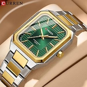 CURREN Men Quartz Watch Minimalist Fashion Casual Business Luminous Waterproof Steel Watch Lightinthebox