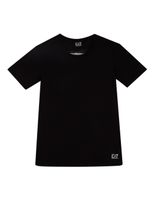 Macramé Logo Back T-shirt - Black - thumbnail