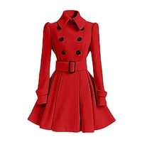 Retro Vintage 1950s Coat Outerwear Women's Cosplay Costume Masquerade Casual Daily Coat miniinthebox - thumbnail
