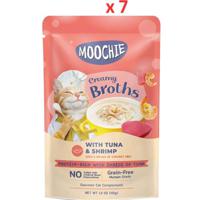 Moochie Creamy Broth With Tuna & Shrimp 40G Pouch (Pack Of 7)