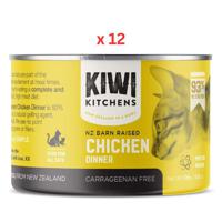 Kiwi Kitchens Barn Raised Chicken Dinner Canned Wet Cat Food 170G Pack Of 12