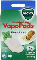 Vicks Vapo Pads For Easy Breathing, Suitable During Cough & Cold - Menthol - VH7