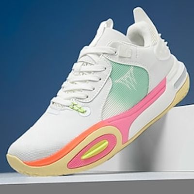 Men's Sneakers Flyknit Shoes Dressy Sneakers Basketball Walking Sporty Daily Knit Tissage Volant Height Increasing Lace-up White  Blue Black Pink  White Color Block Fall Winter Lightinthebox