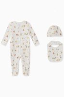Polo Bear Cotton Coverall Set - thumbnail