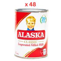 Alaska Evaporated Filled Milk 370Ml Pack Of 48 - UAE Delivery Only